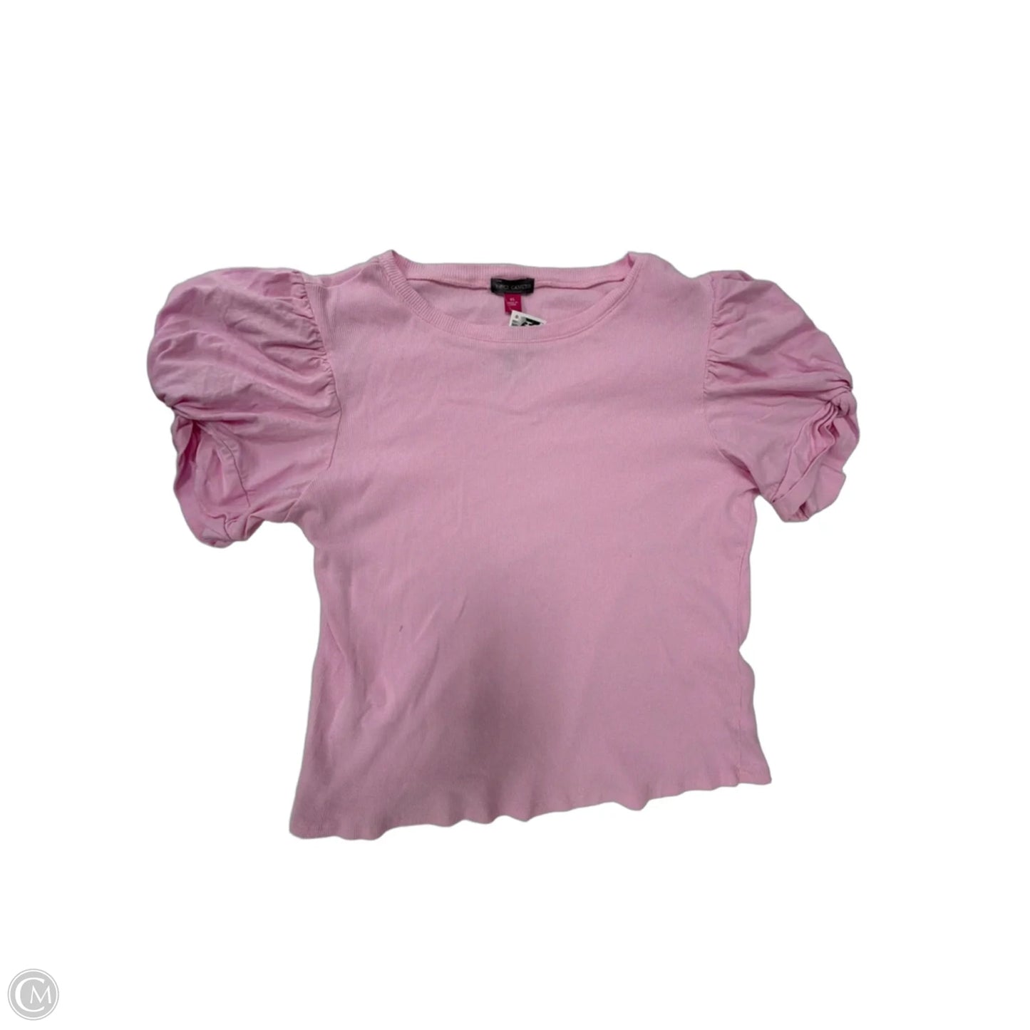 Top Short Sleeve By Vince Camuto In Pink, Size: Xl