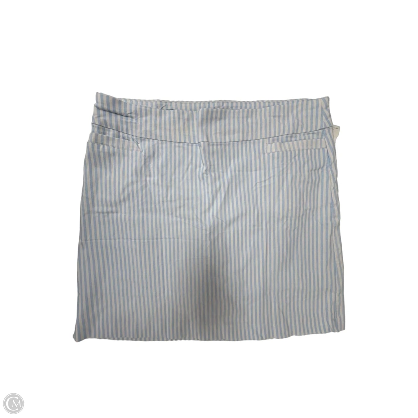 Skort By Kim Rogers In Striped Pattern, Size: Xl