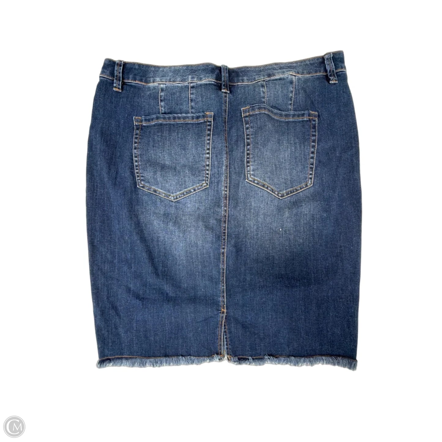 Skirt Midi By Lane Bryant In Blue Denim, Size: 18
