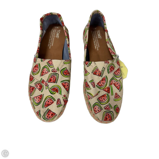 Shoes Flats By Toms In Multi-colored, Size: 7