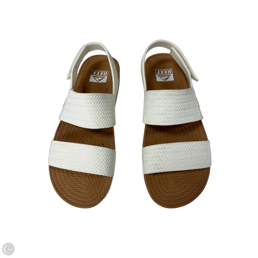 Sandals Flats By Reef In White, Size: 9
