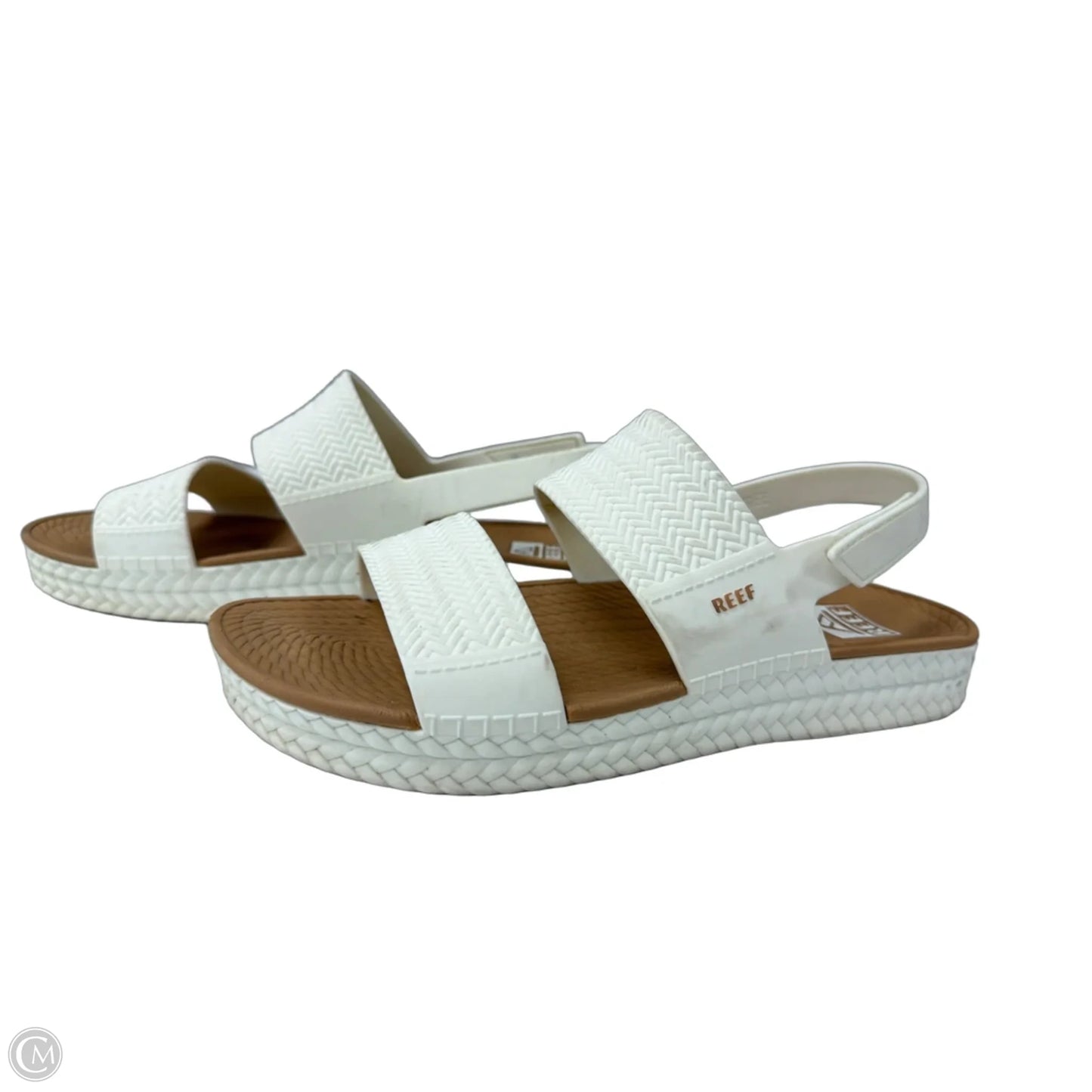 Sandals Flats By Reef In White, Size: 9