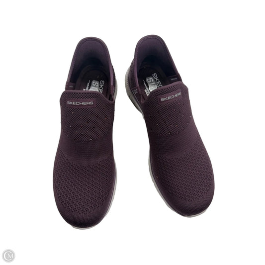 Shoes Flats By Skechers In Purple, Size: 8.5