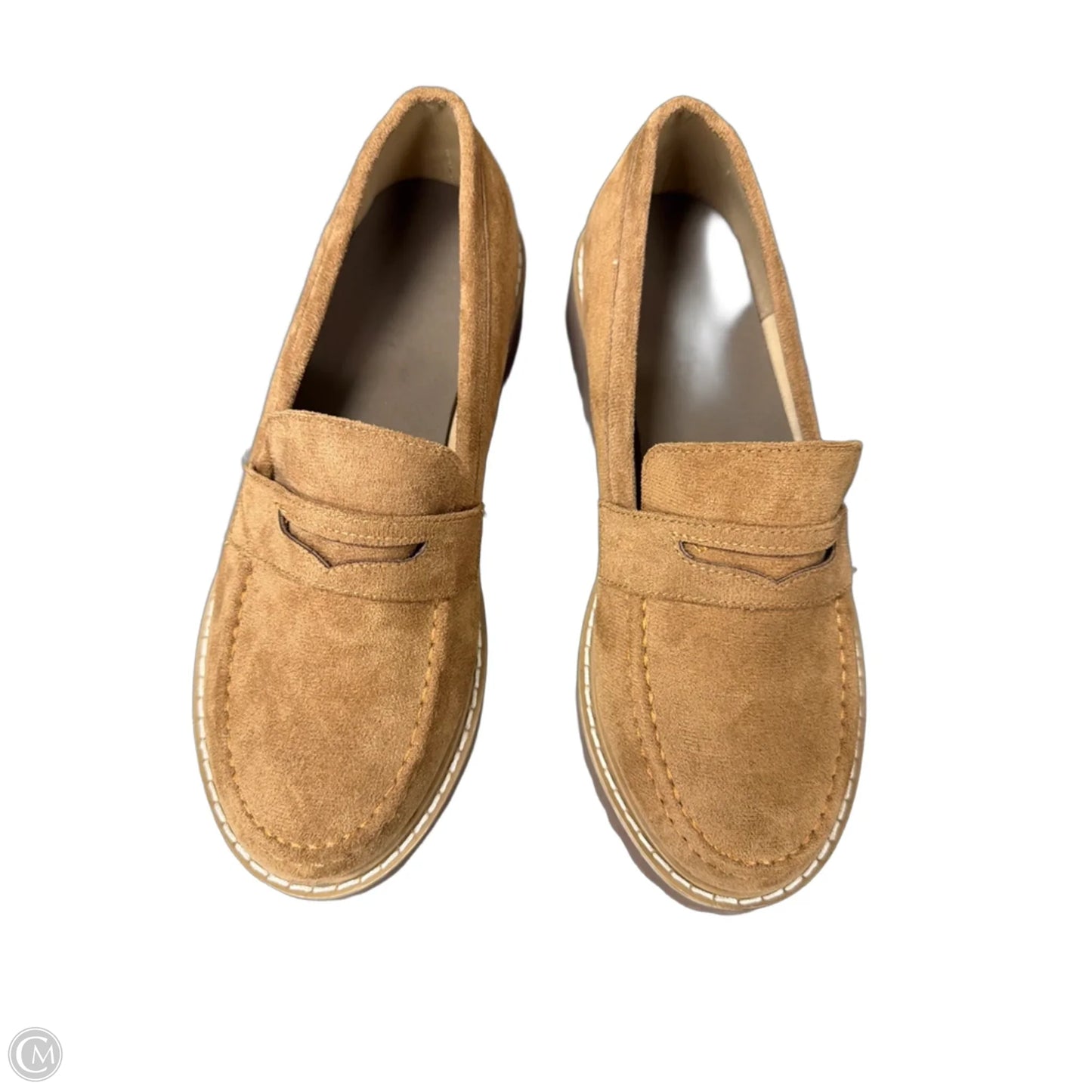 Shoes Flats By Clothes Mentor In Tan, Size: 7