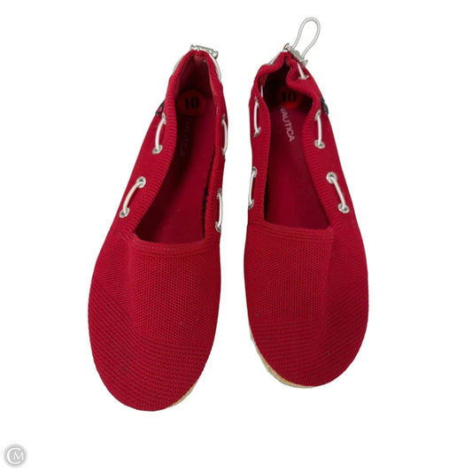 Shoes Flats By Nautica In Red, Size: 10
