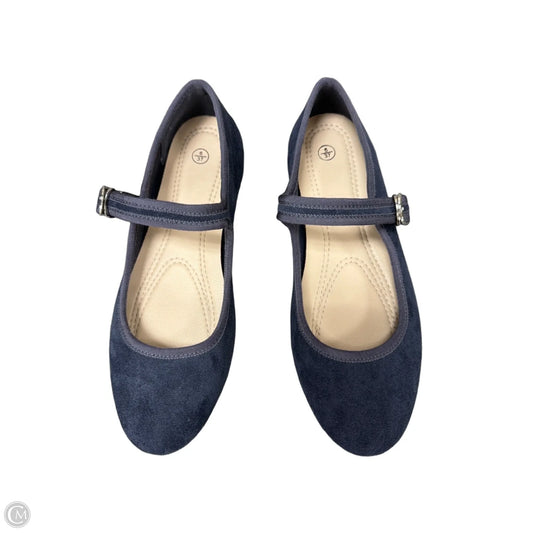 Shoes Flats By Clothes Mentor In Navy, Size: 6