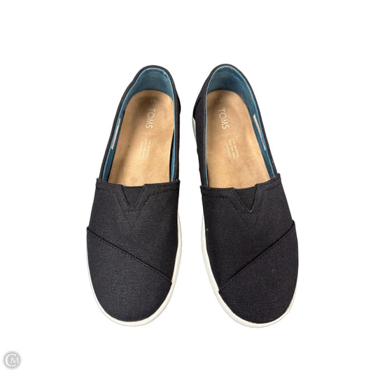 Shoes Flats By Toms In Black, Size: 7
