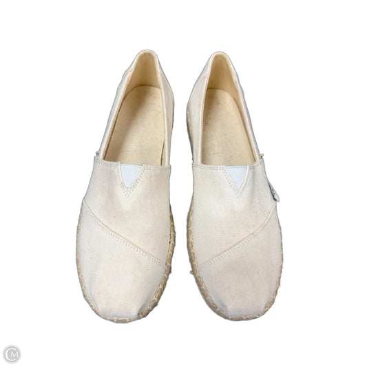 Shoes Flats By Toms In Cream, Size: 7.5