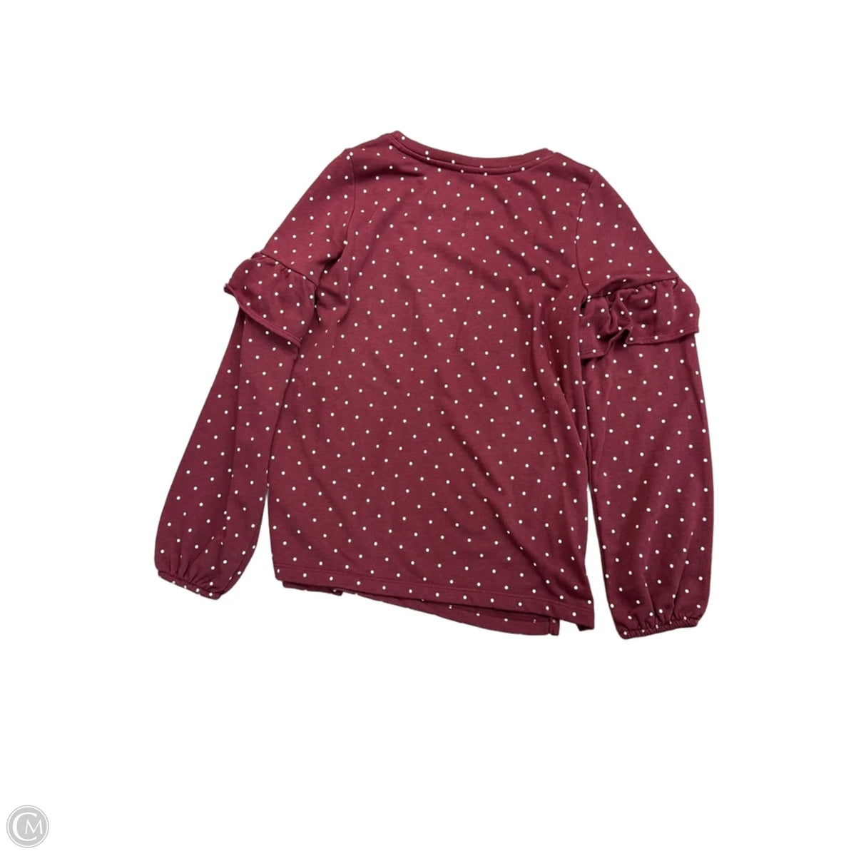 Top Long Sleeve By Old Navy In Polkadot Pattern, Size: M