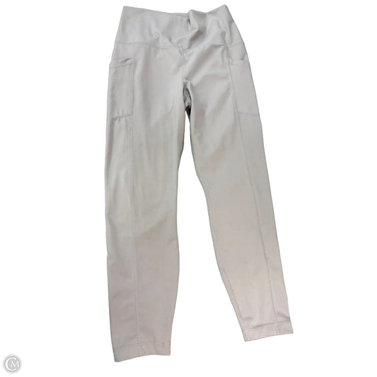 Athletic Leggings By Yogalicious In Grey, Size: Xl