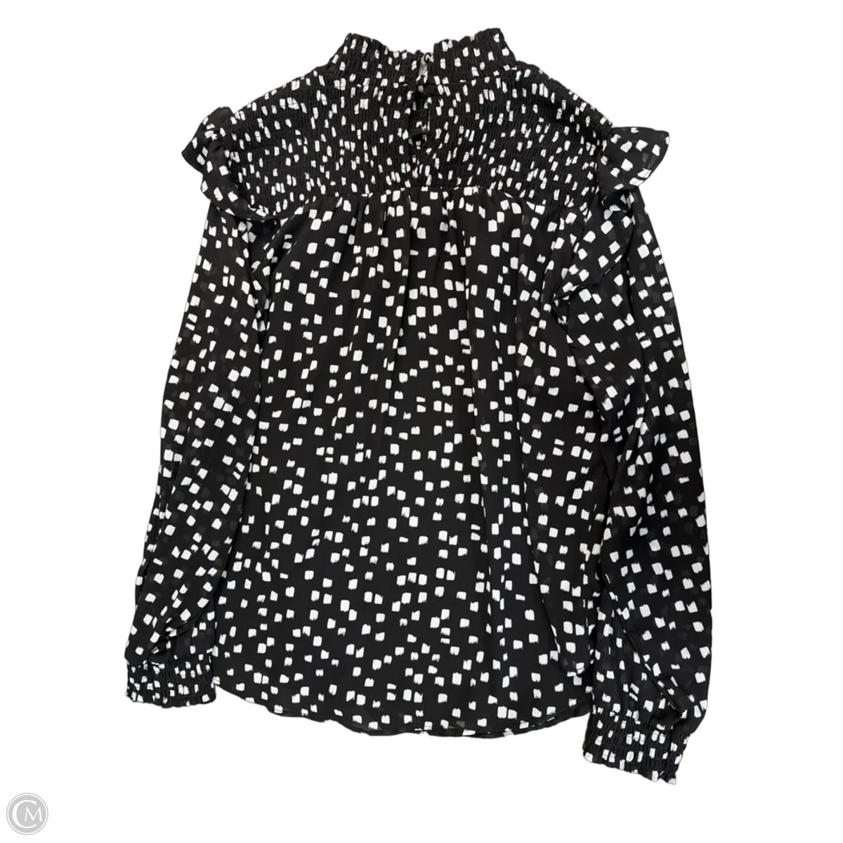 Top Long Sleeve By Torrid In Black & White, Size: 2x