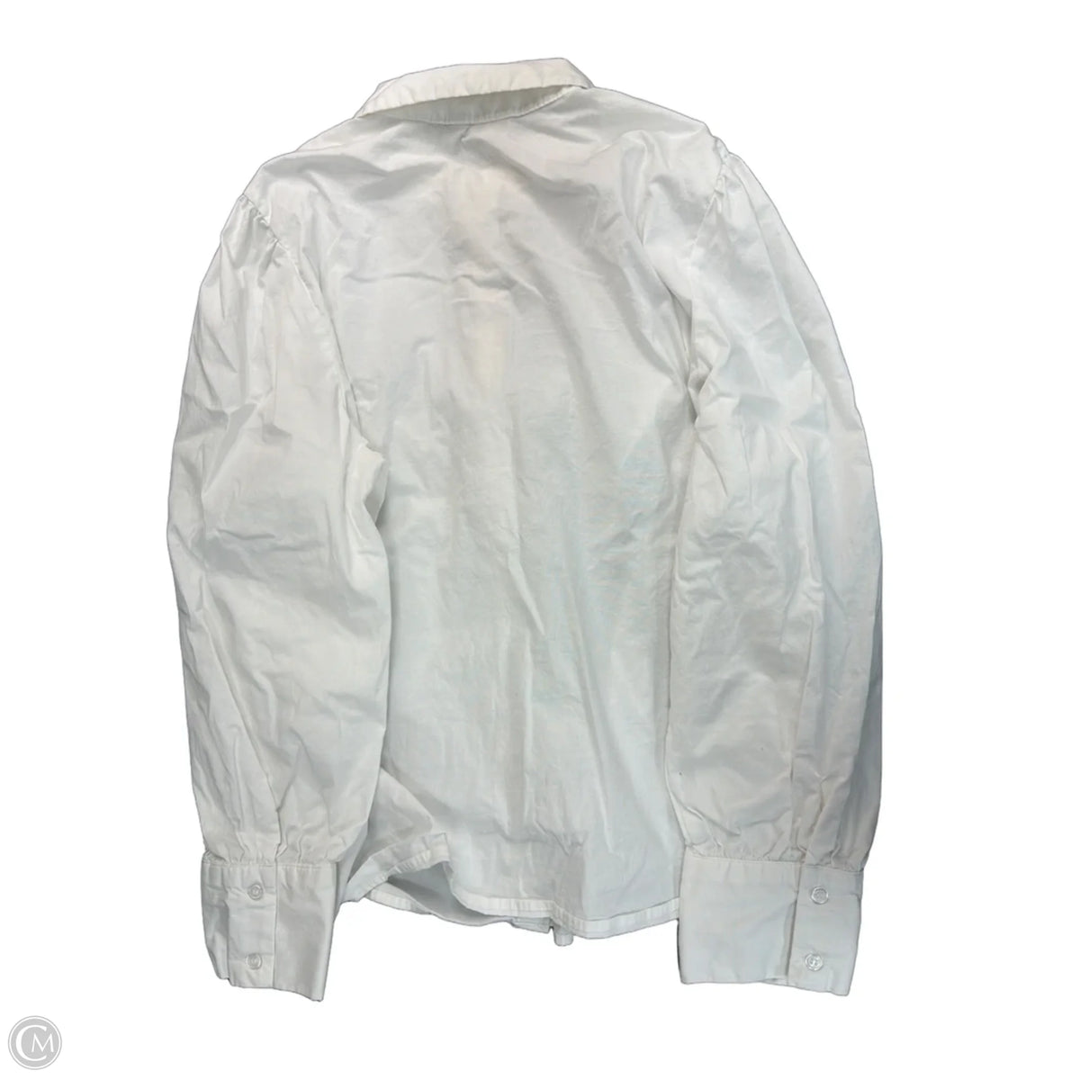 Top 3/4 Sleeve By Cato In White, Size: Xl