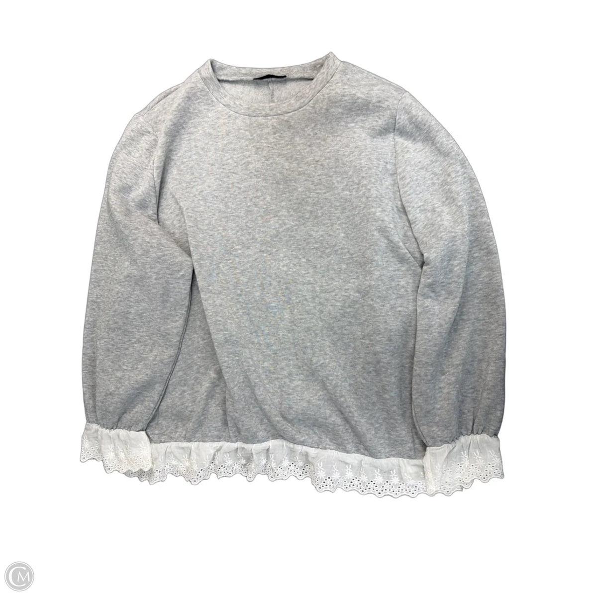 Sweatshirt Crewneck By Shein In Grey, Size: 2x