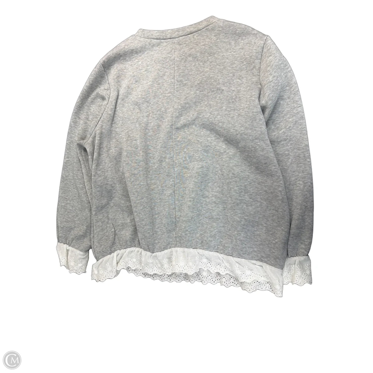 Sweatshirt Crewneck By Shein In Grey, Size: 2x