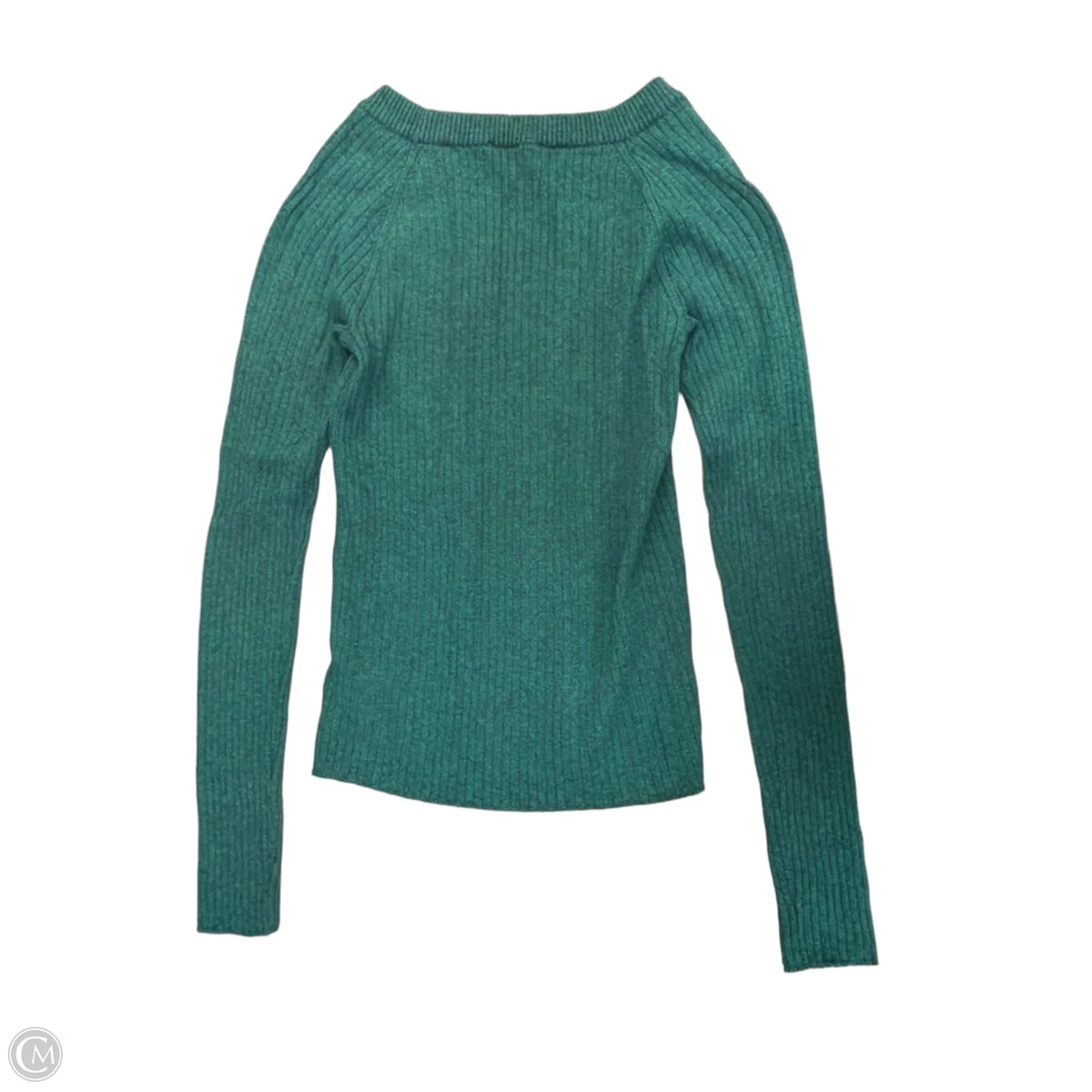 Top Long Sleeve By Express In Green, Size: M