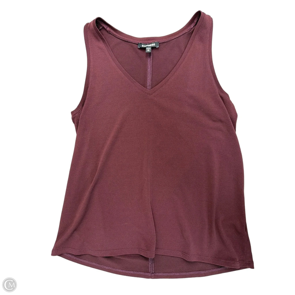 Tank Top By Express In Maroon, Size: Xs