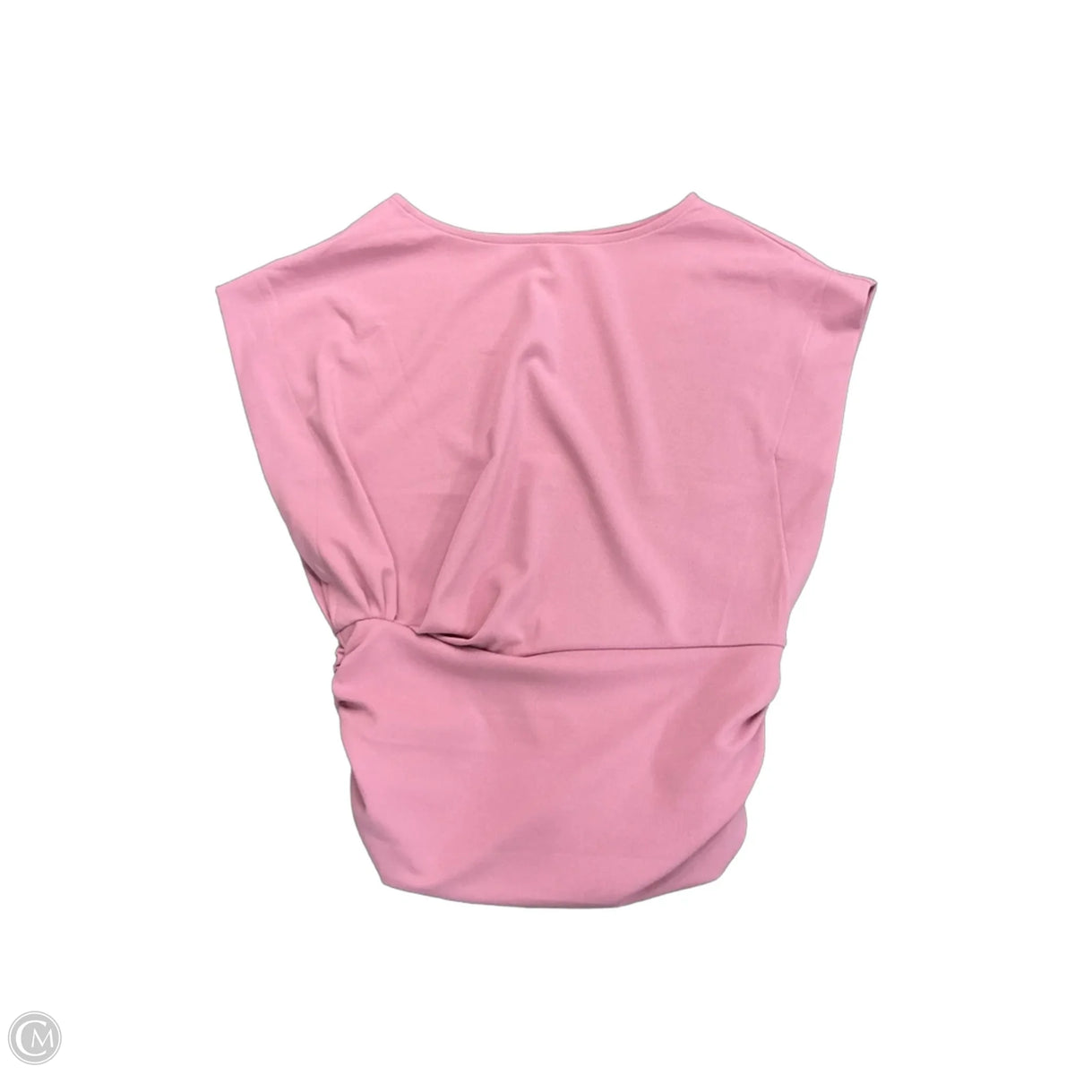 Top Short Sleeve By Express In Pink, Size: M