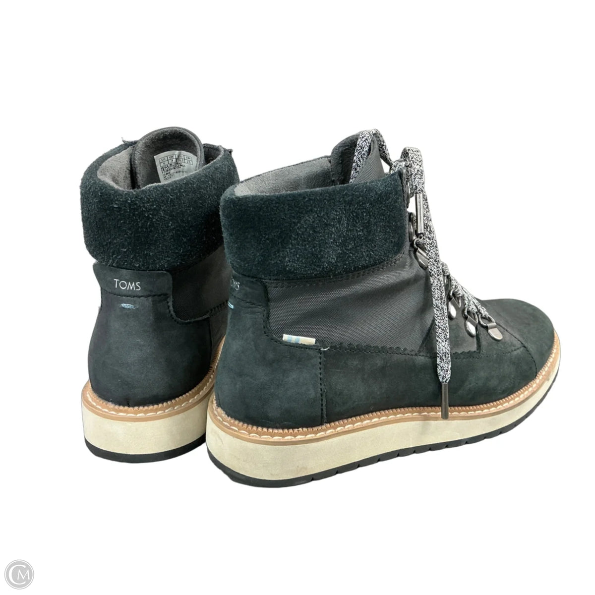 Boots Ankle Flats By Toms In Grey, Size: 6