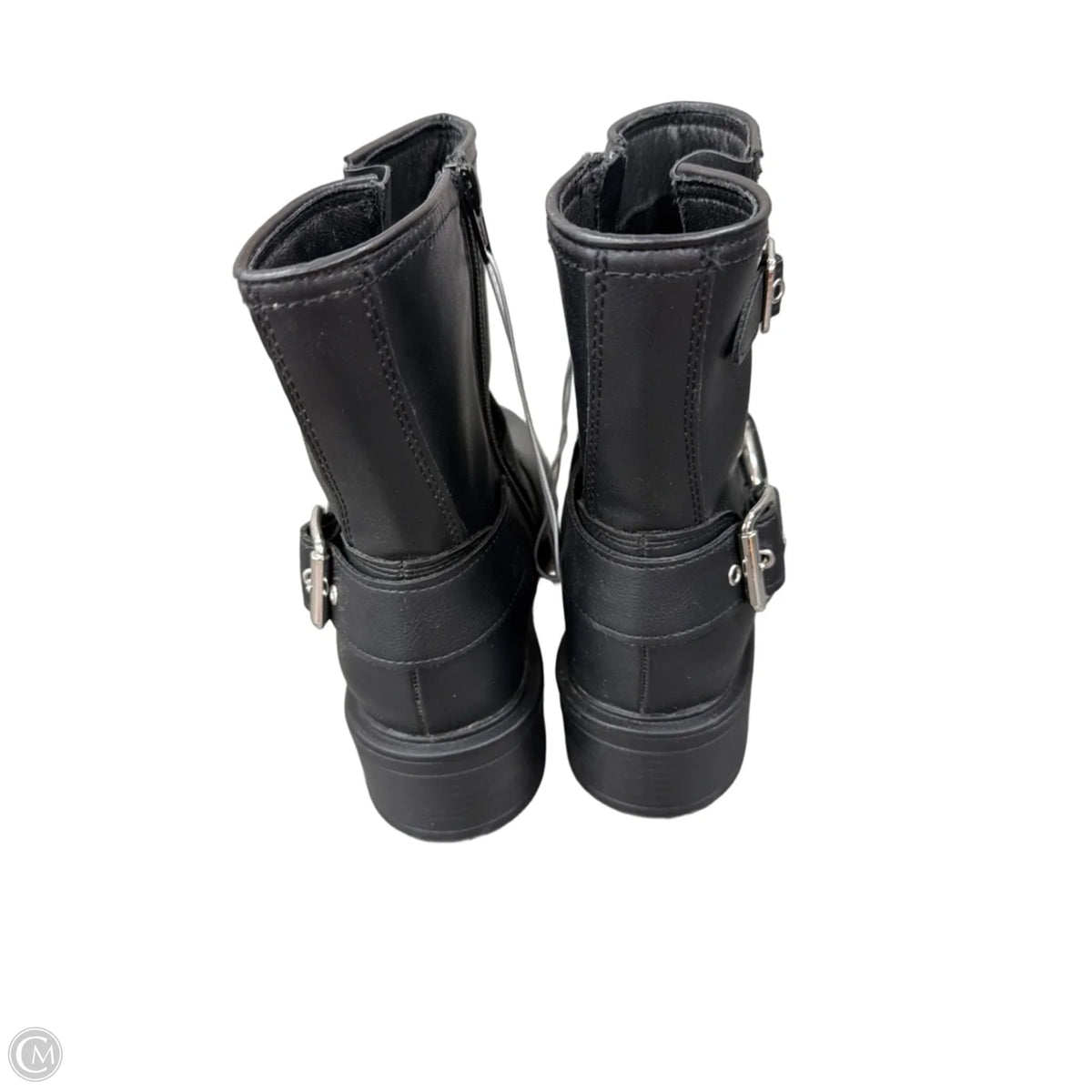 Boots Mid-calf Flats By Universal Thread In Black, Size: 8