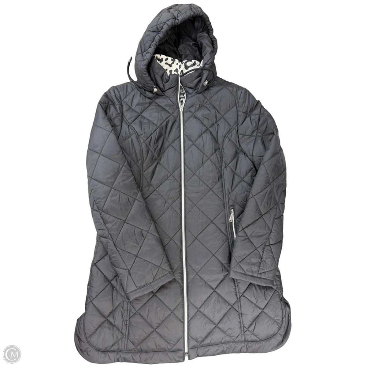 Coat Puffer & Quilted By Laundry In Black, Size: L