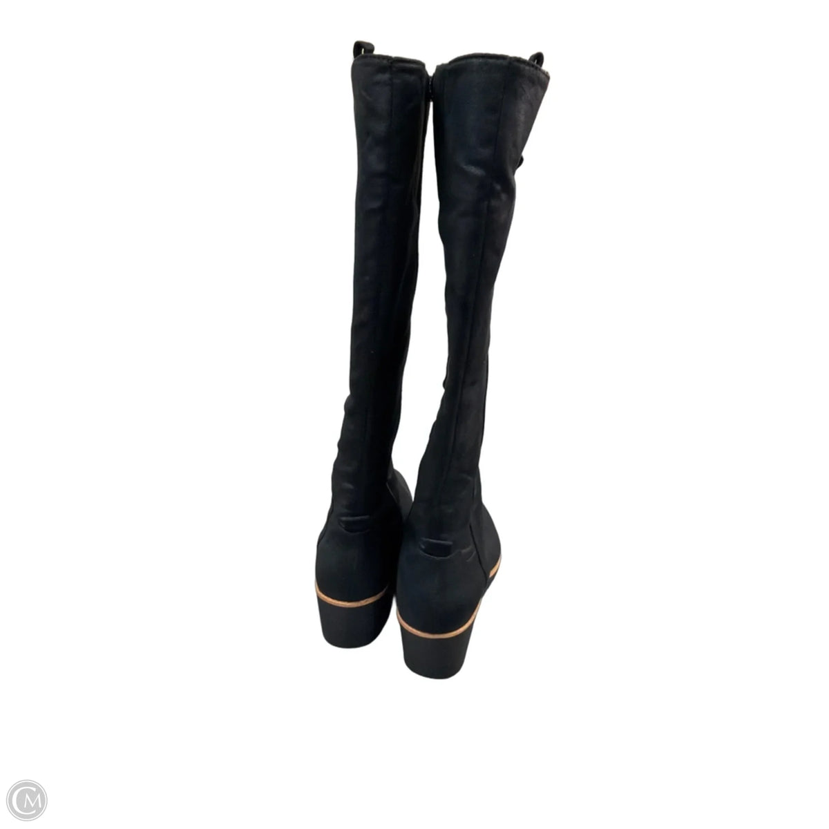 Boots Knee Flats By Life Stride In Black, Size: 9.5