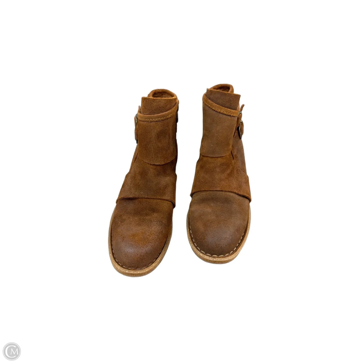 Boots Ankle Flats By Born In Brown, Size: 9.5