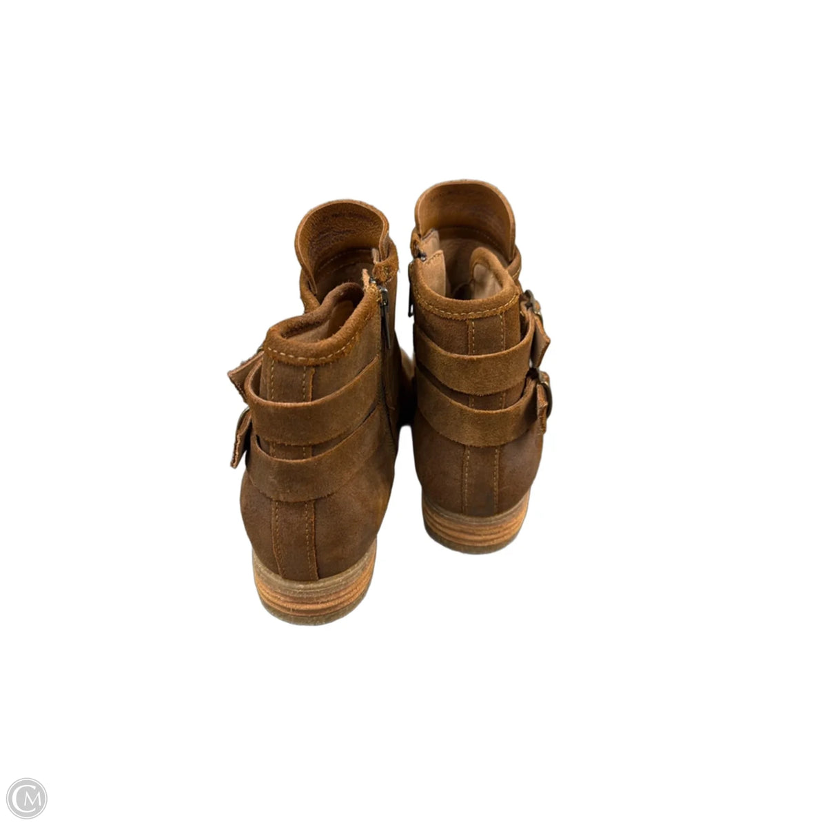 Boots Ankle Flats By Born In Brown, Size: 9.5