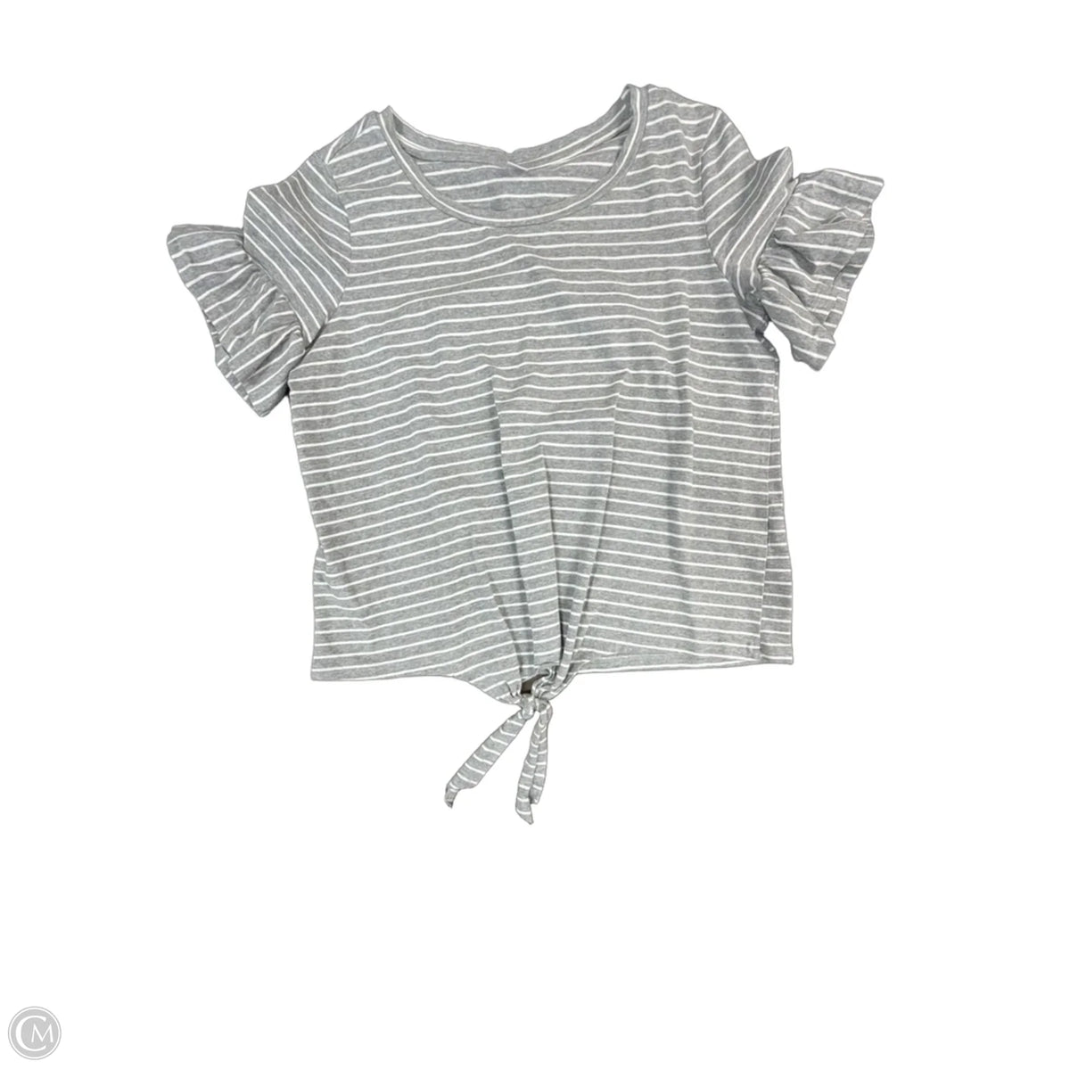 Top Short Sleeve By Clothes Mentor In Striped Pattern, Size: M