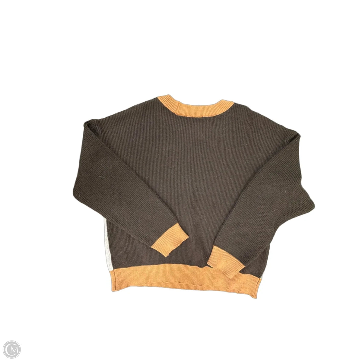 Sweater By Cyrus In Brown & Tan, Size: M