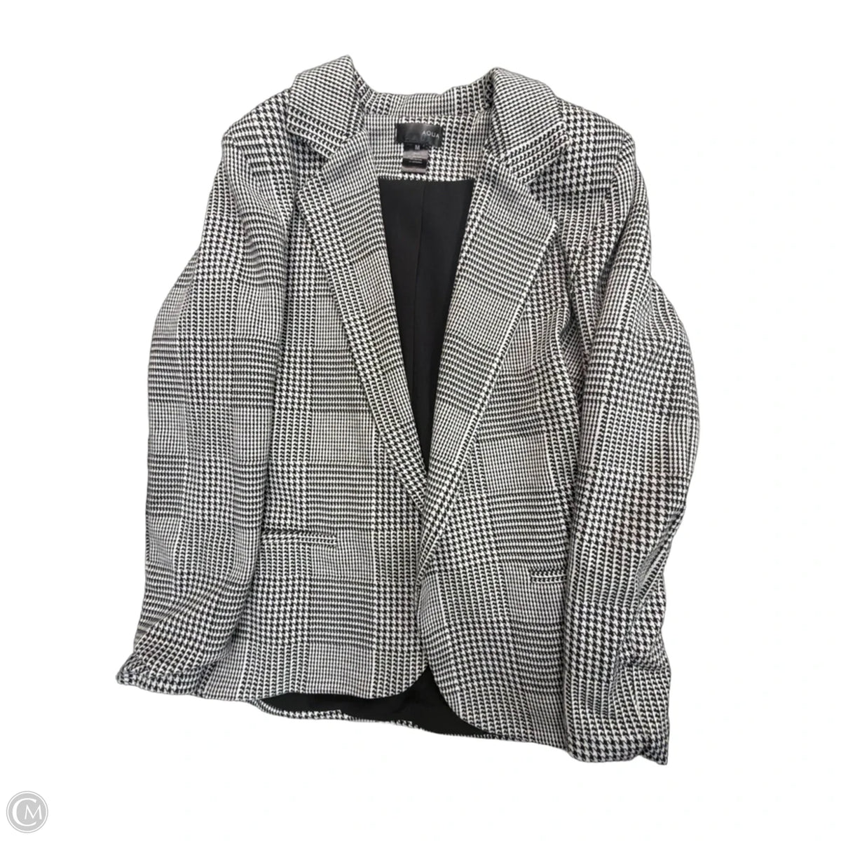 Blazer By Aqua In Black & White, Size: M