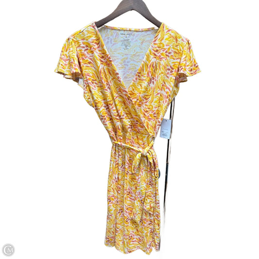 Dress Casual Short By Nine West Apparel In Yellow, Size: S