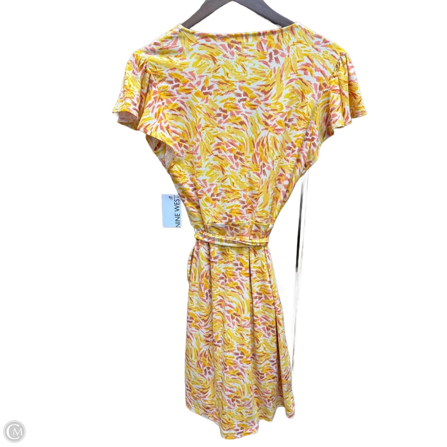 Dress Casual Short By Nine West Apparel In Yellow, Size: S