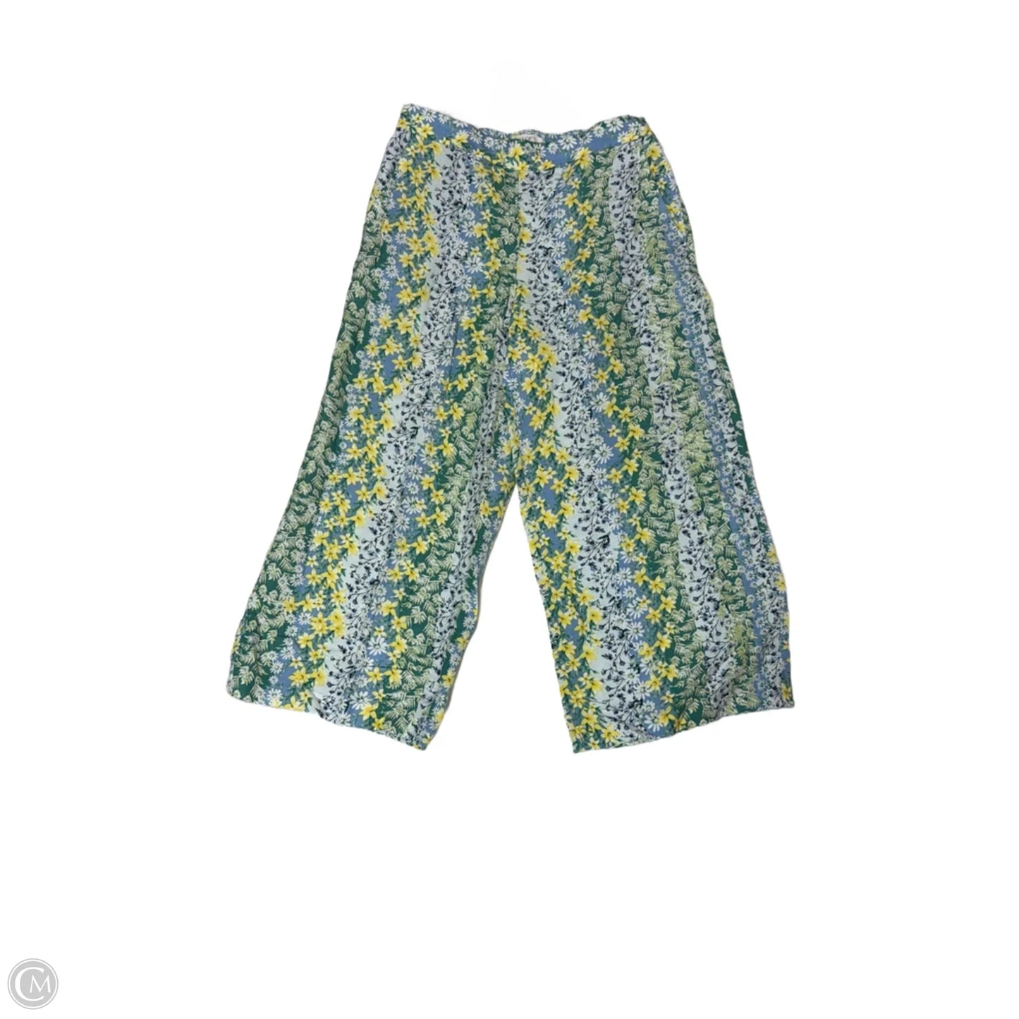 Pants Wide Leg By Loft In Floral Print, Size: M