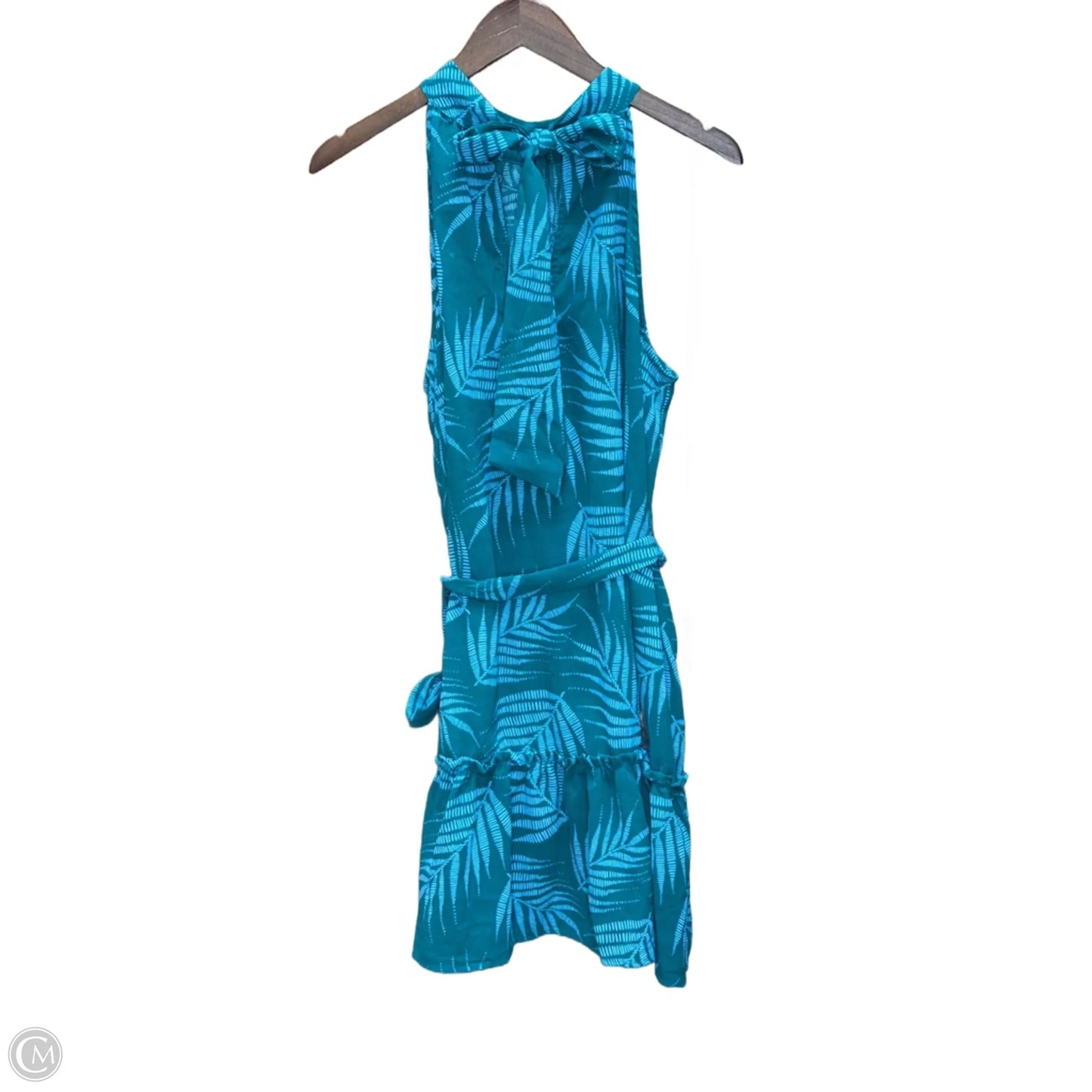 Dress Casual Short By Clothes Mentor In Blue & Green, Size: Xl