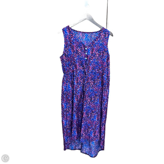 Dress Casual Midi By Shein In Multi-colored, Size: L