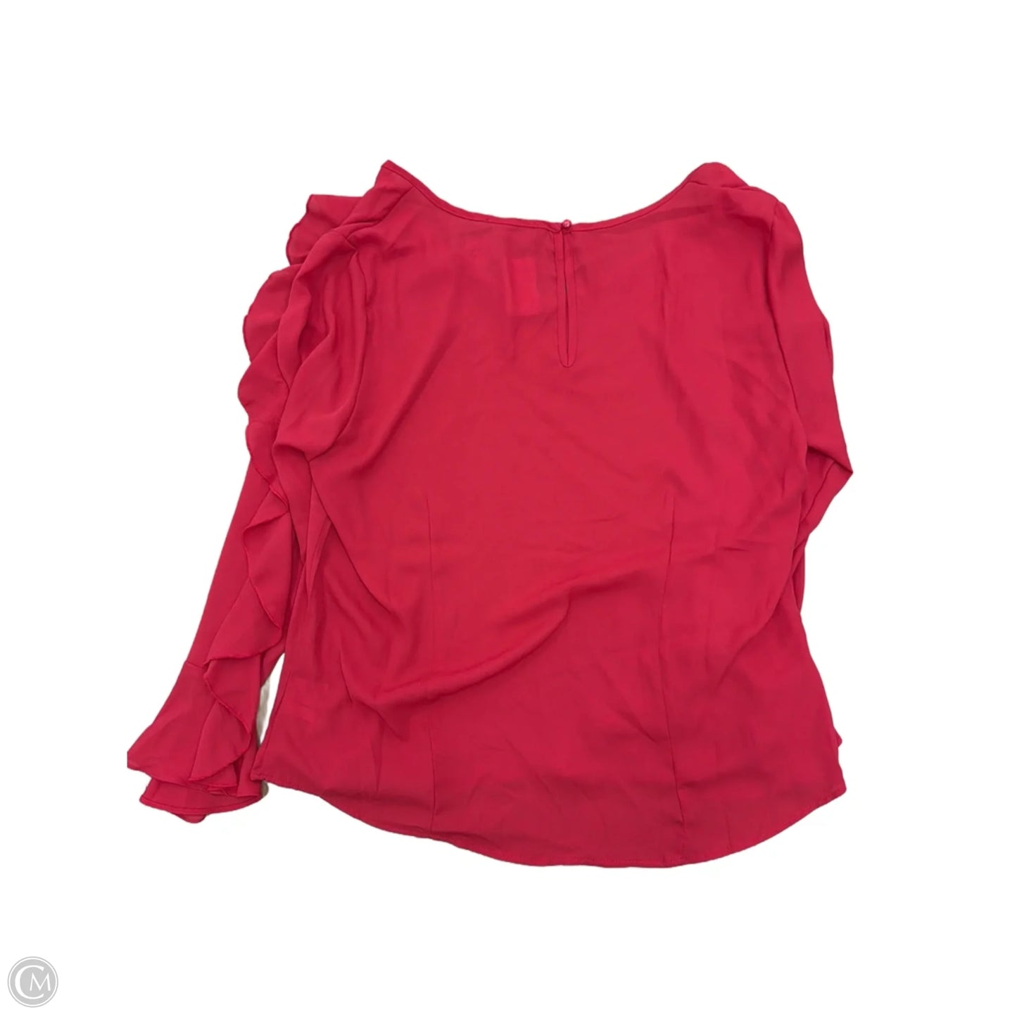 Top Long Sleeve By New York And Co In Red, Size: Xl