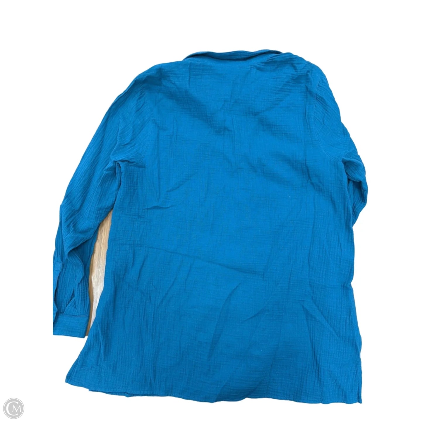 Top Long Sleeve By J. Jill In Blue, Size: M