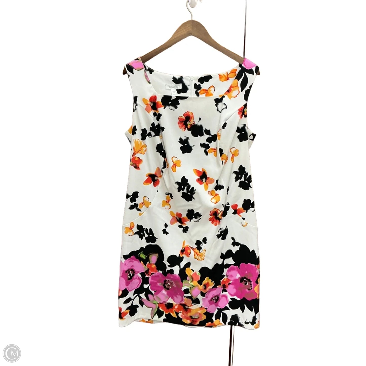 Dress Casual Short By Dressbarn In Floral Print, Size: Xl