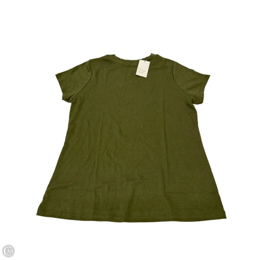 Top Short Sleeve By A New Day In Green, Size: 1x