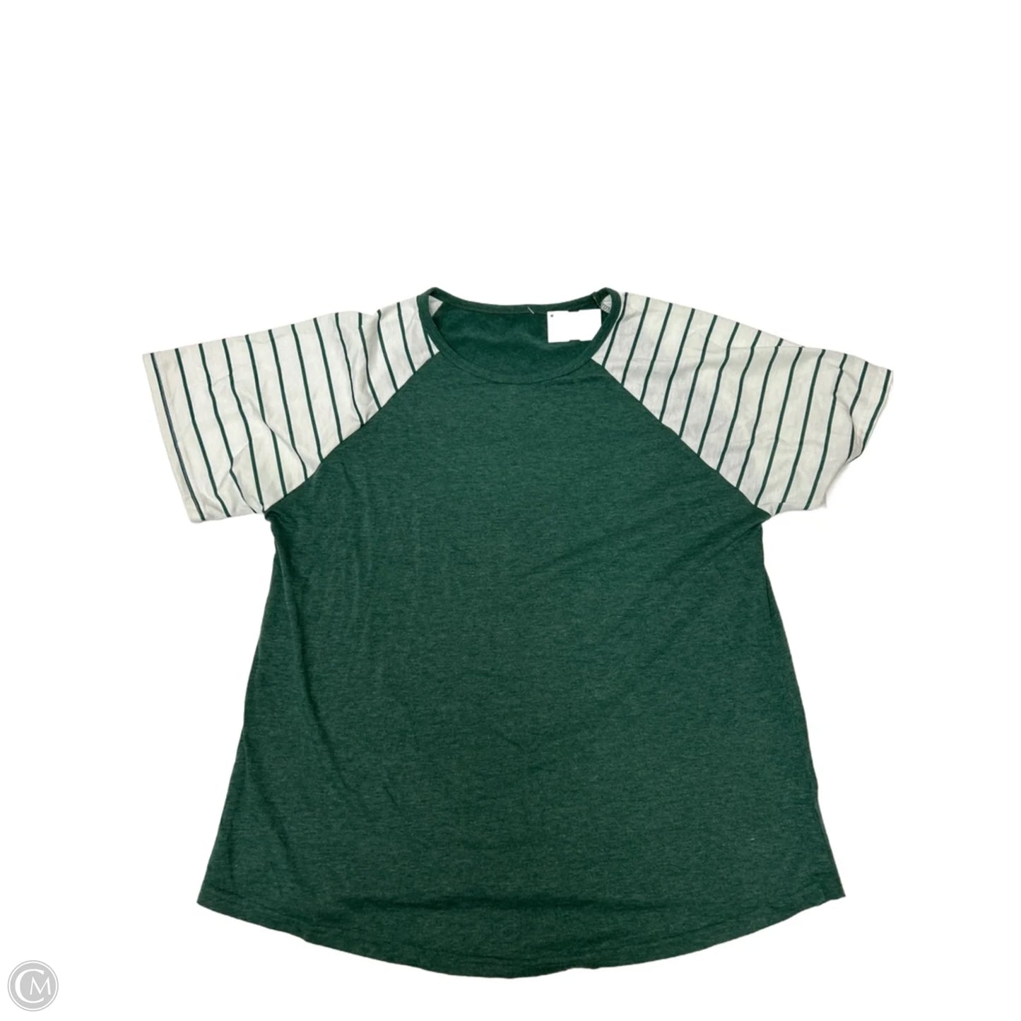 Top Short Sleeve By Clothes Mentor In Green, Size: Xl