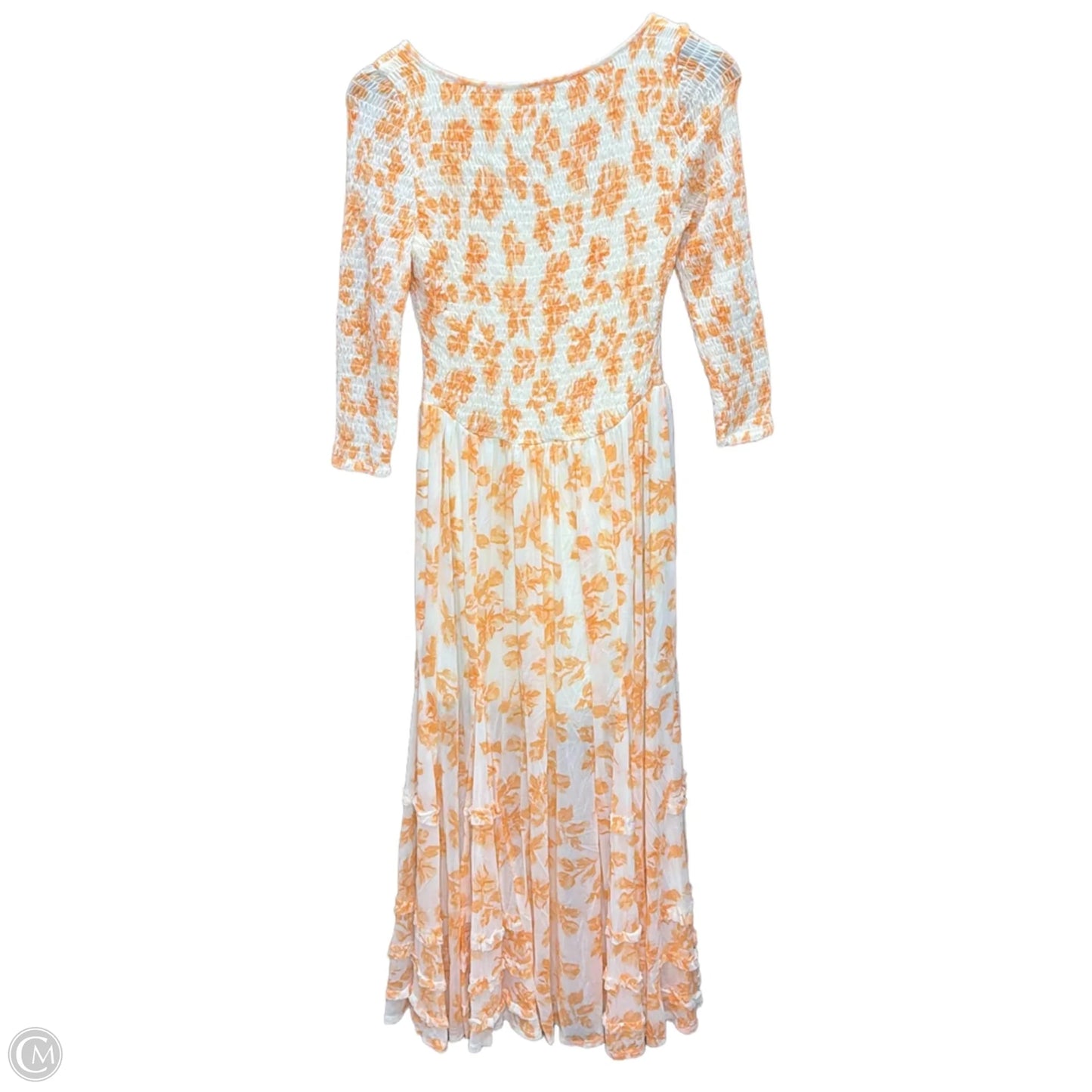 Dress Casual Maxi By Free People In Orange, Size: S