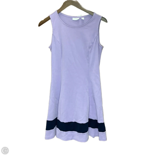Dress Casual Short By New York And Co In Purple, Size: M