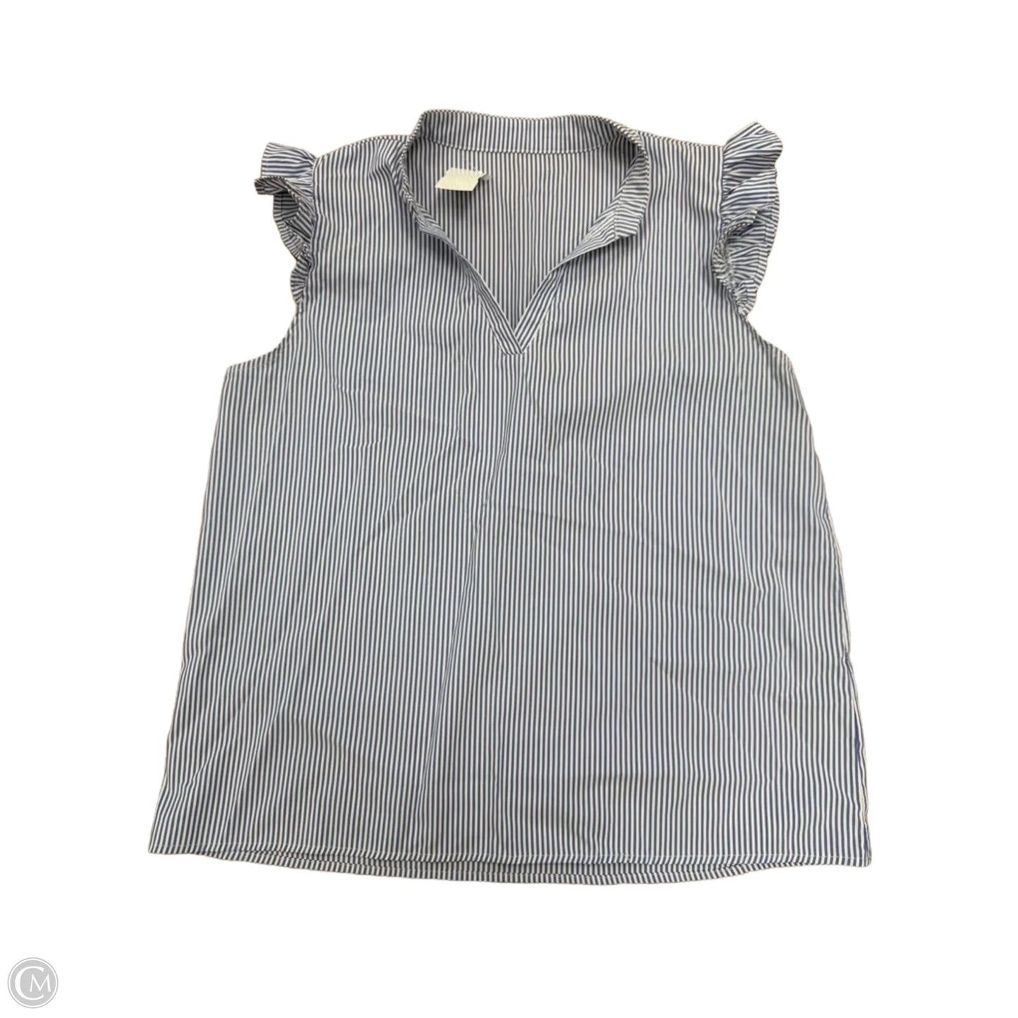 Top Sleeveless By Shein In Striped Pattern, Size: Xl