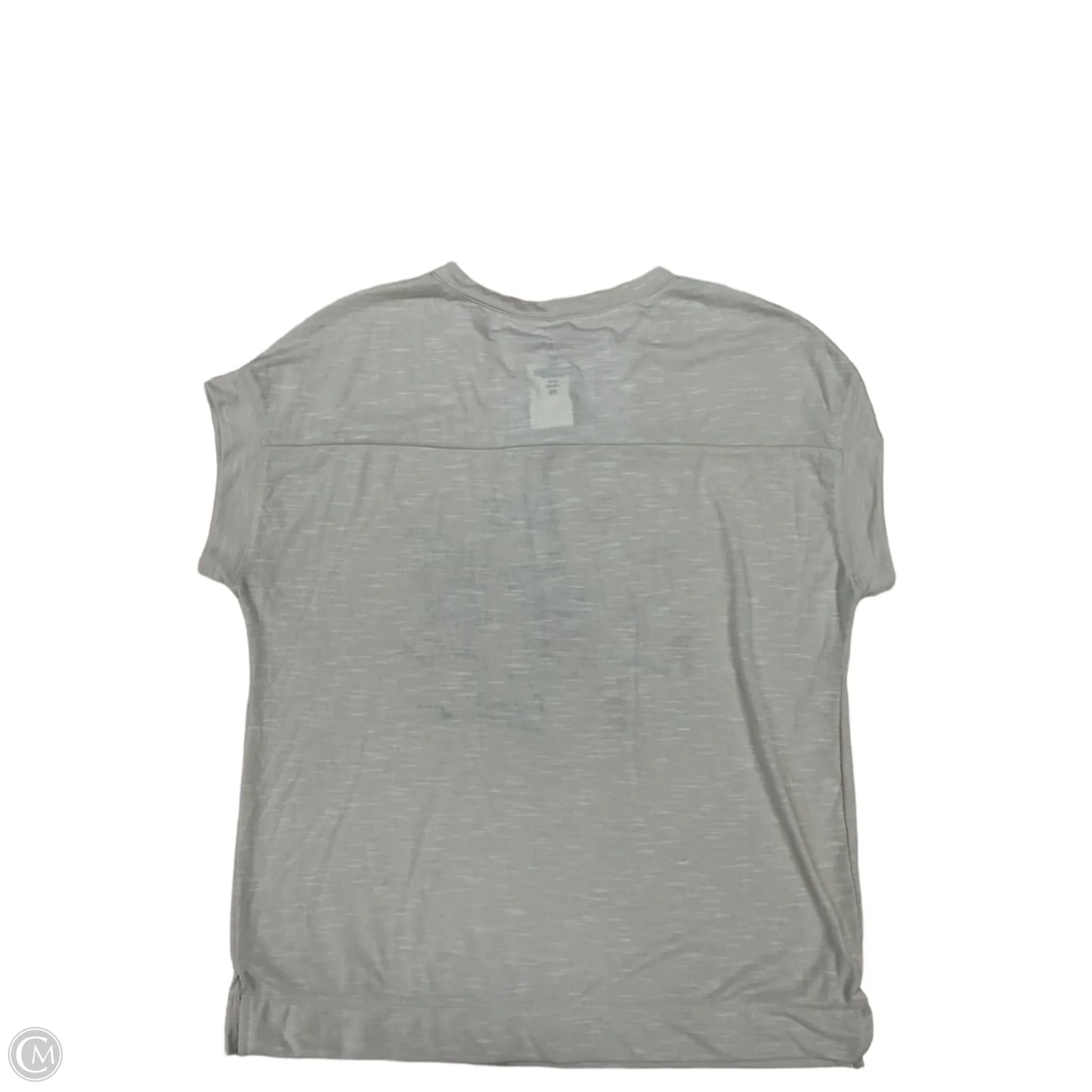 Top Short Sleeve By Just Be In Cream, Size: M