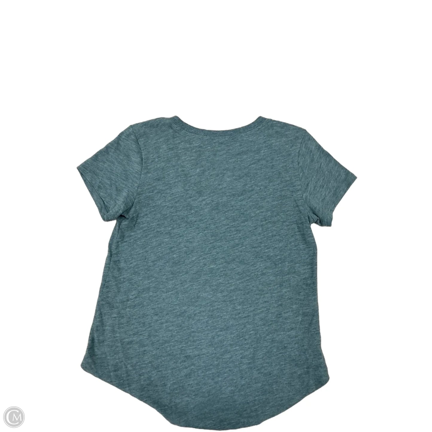 Top Short Sleeve By Loft In Grey, Size: M