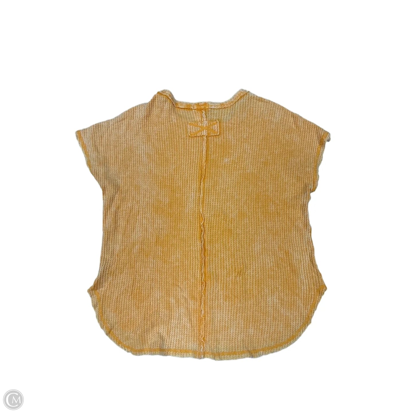 Top Short Sleeve By Zenana In Orange, Size: L