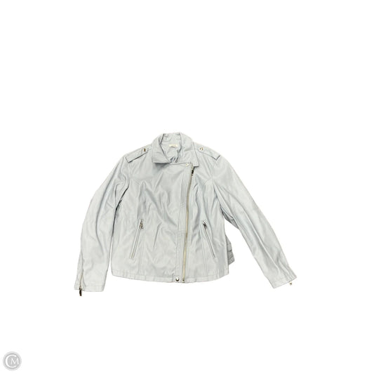 Jacket Moto By Westport In Blue, Size: 1x