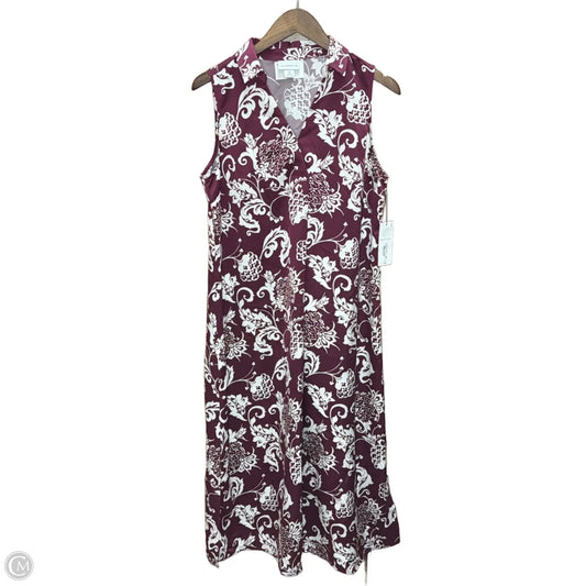 Dress Party Long By Liz Claiborne In Paisley Print, Size: M
