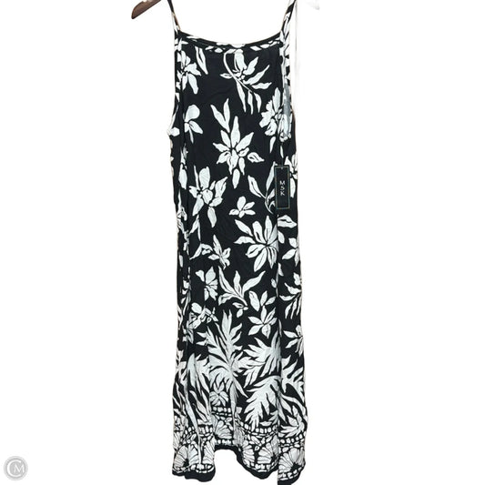 Dress Casual Maxi By Msk In Black & White, Size: Xl
