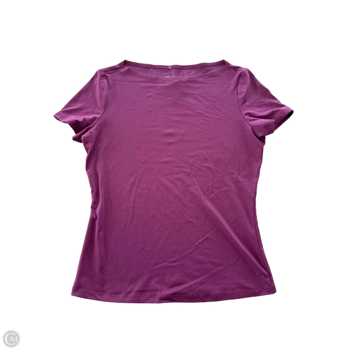 Top Short Sleeve By Trendy Queen In Maroon, Size: M